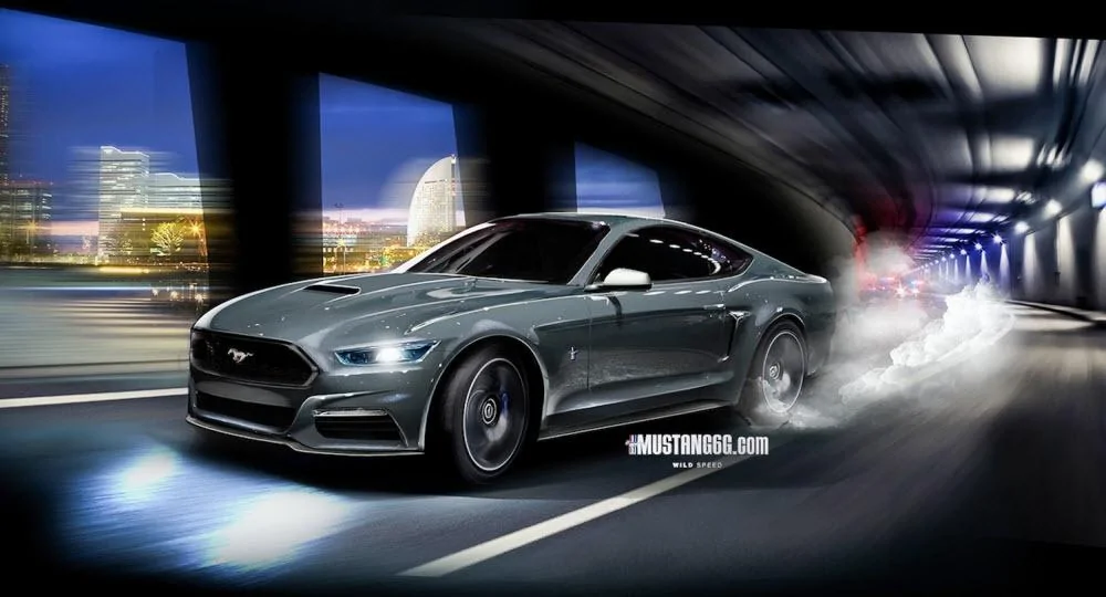 2015 Mustang GT Render (Gray) - Mustang6G.webp
