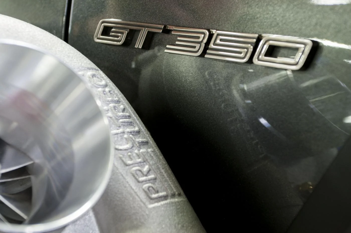 GT350 emblem and turbo.webp