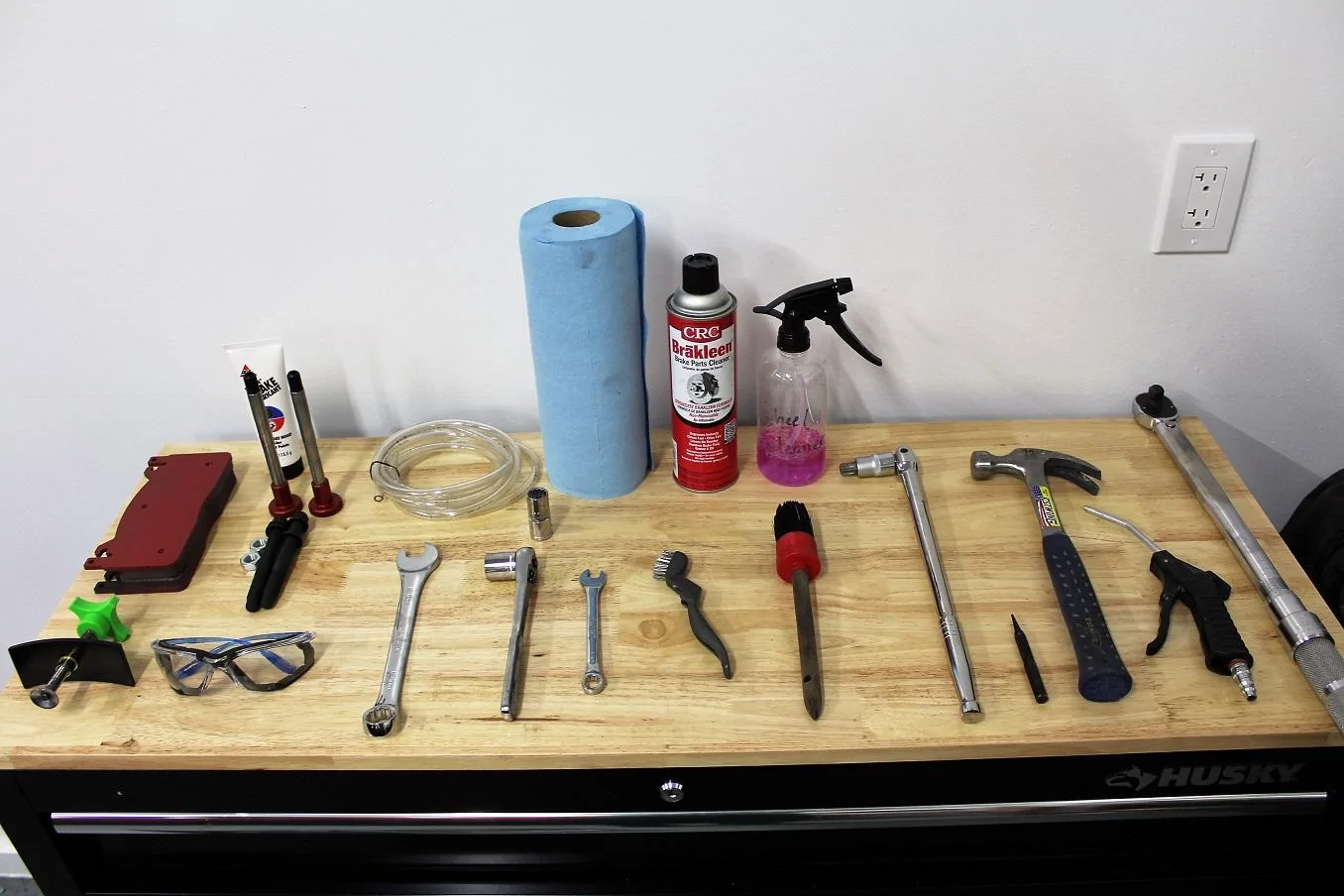 Tools needed for Studs and Brake Job.webp