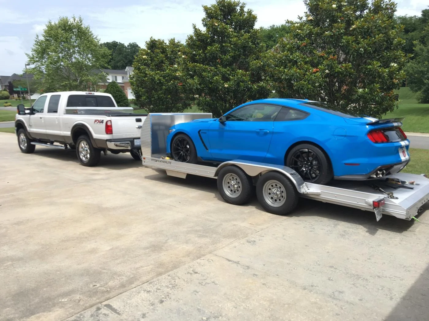 GT350 Ford Performance Tie Downs w/BMR jacking rails | 2015+ S550 ...