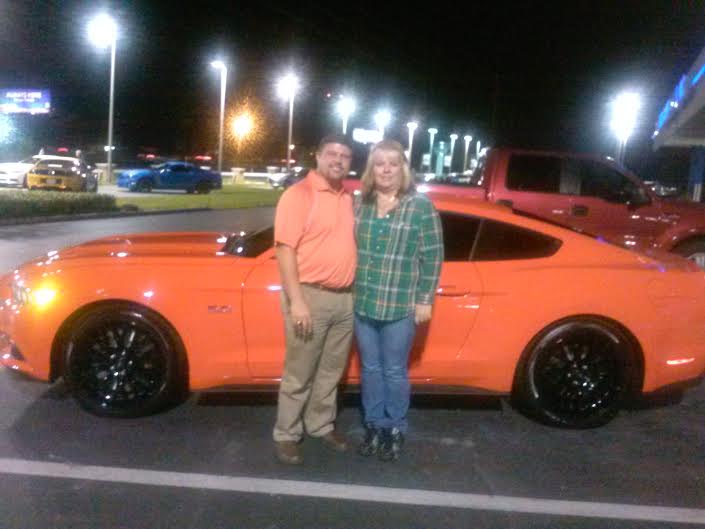 Carole and I taking Delivery.jpg