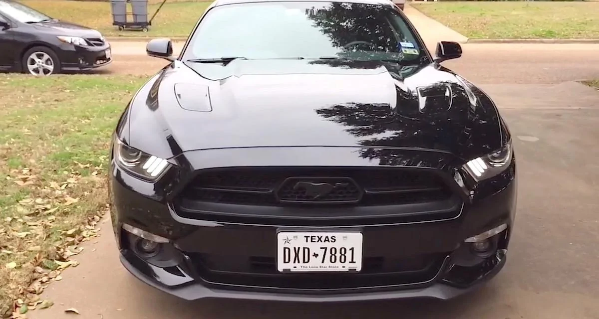 2015 Mustang 50th anniversary grille plastidipped.webp