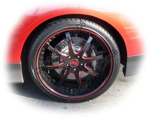 Super niche topic. Has anyone put wheel tape/rimstripes on their wheels ...
