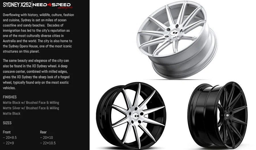 Authorized XO Luxury Wheels Dealer: XF1 Athens Verona Sydney