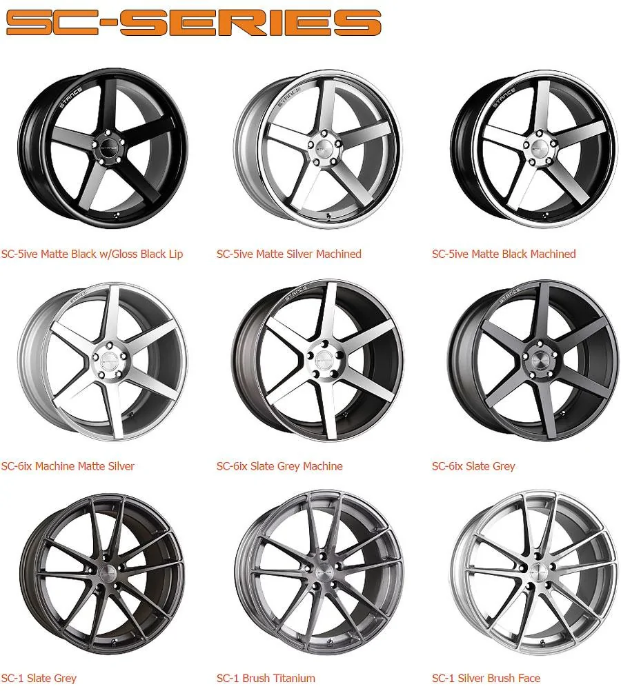 Sc8 Wheelbase Authorized Stance Wheels Dealer: SF01 SF03 SF04 SC1 SC8 SC6 SC5 SC9 for ...