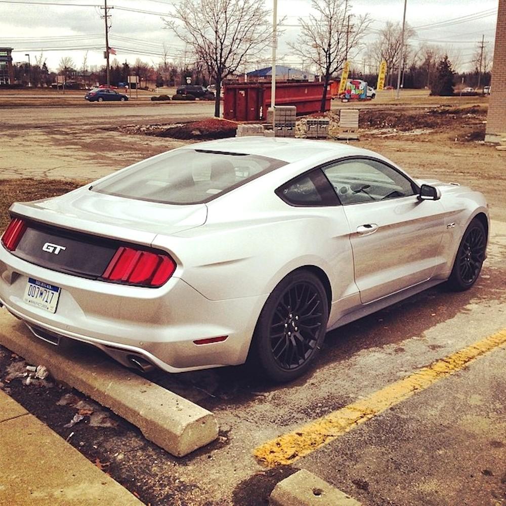 ingot silver 2015 mustang spotted in detroit.jpg