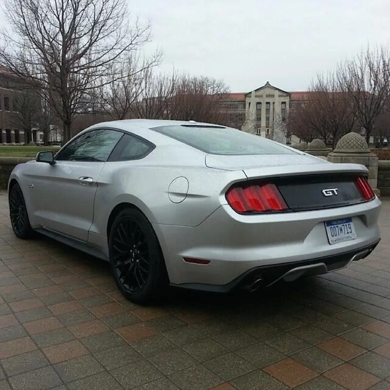 Ingot Silver 2015 Mustang Purdue campus.webp