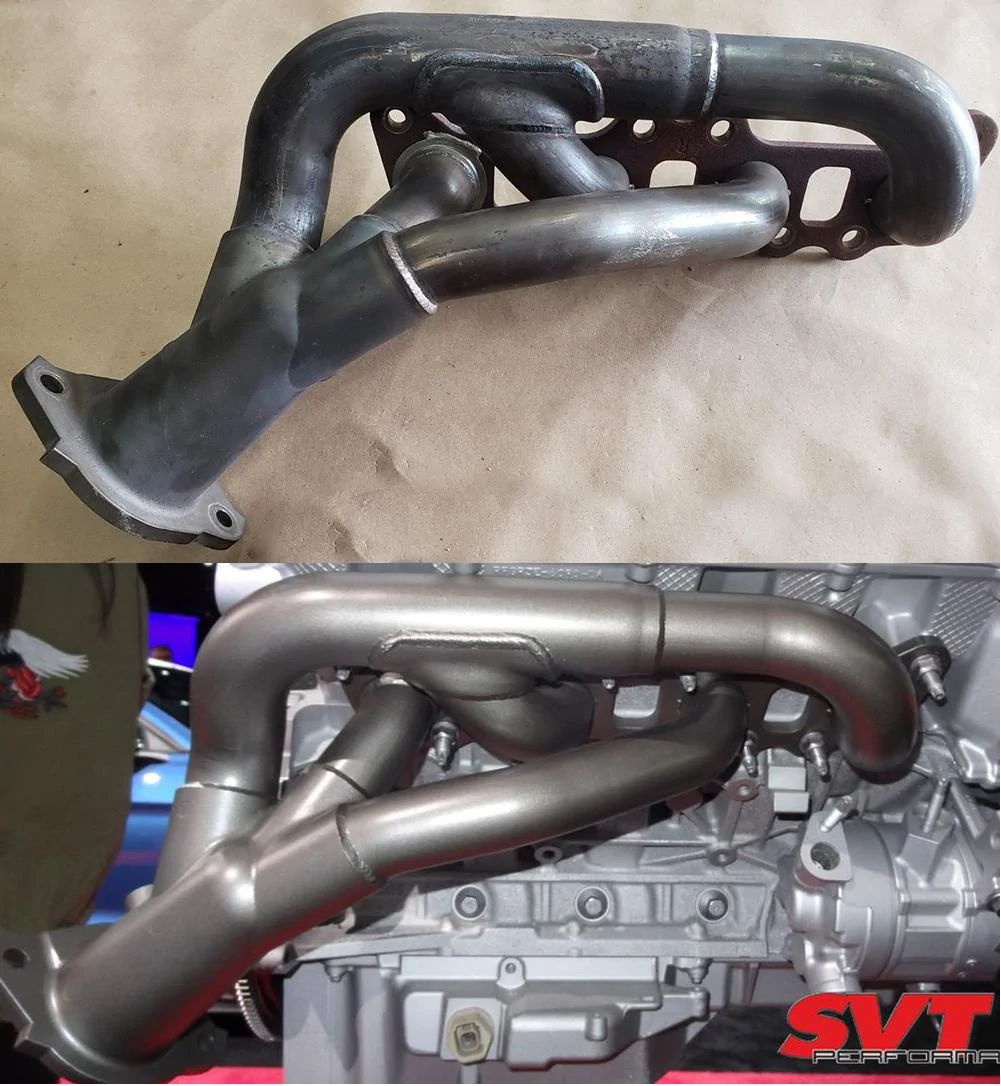 __GT500 GT350 exhaust manifold comparison1.webp