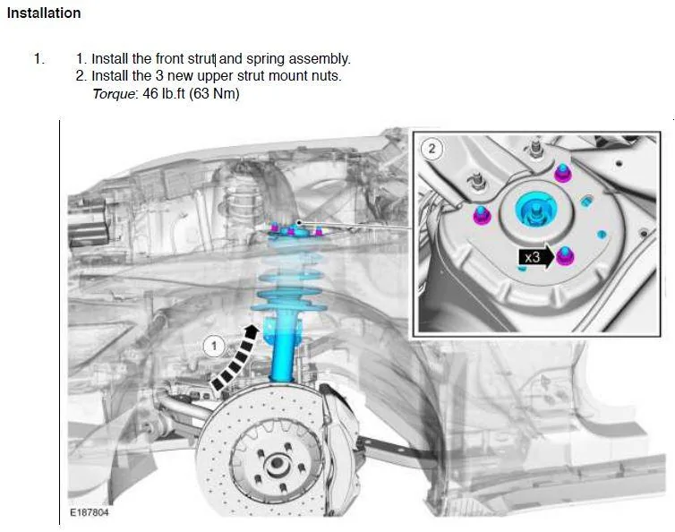S550 Mustang - Front Strut Nut Torque.webp
