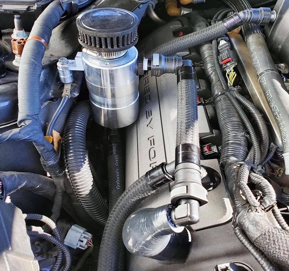 Mustang CCV One-Way Breather Kit Installed.jpg