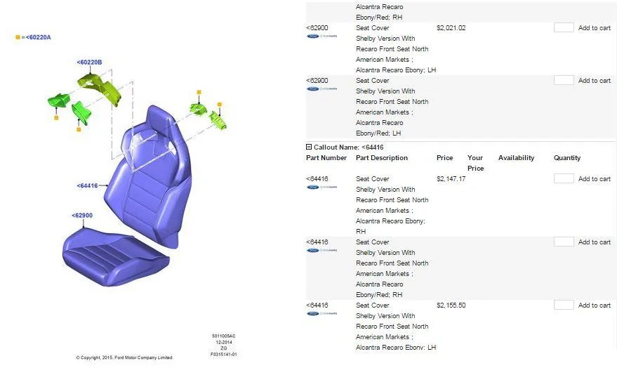 GT350 Reacaro Seat Price.webp