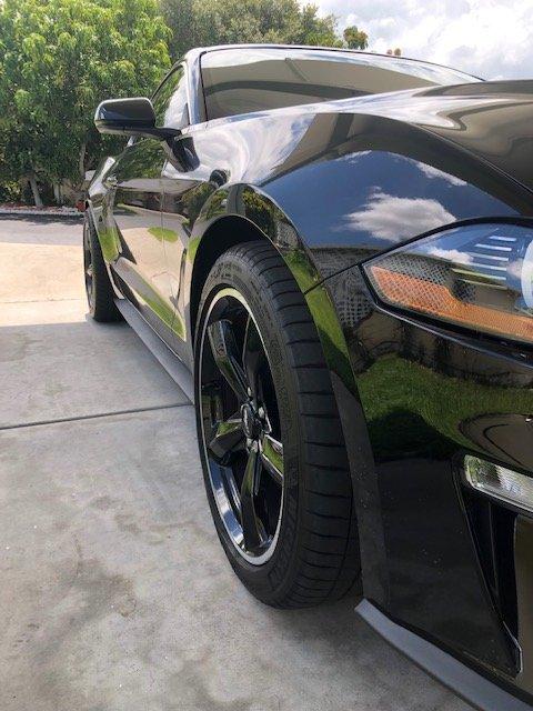 Bullitt wheel spacers and lowering springs | 2015+ S550 Mustang