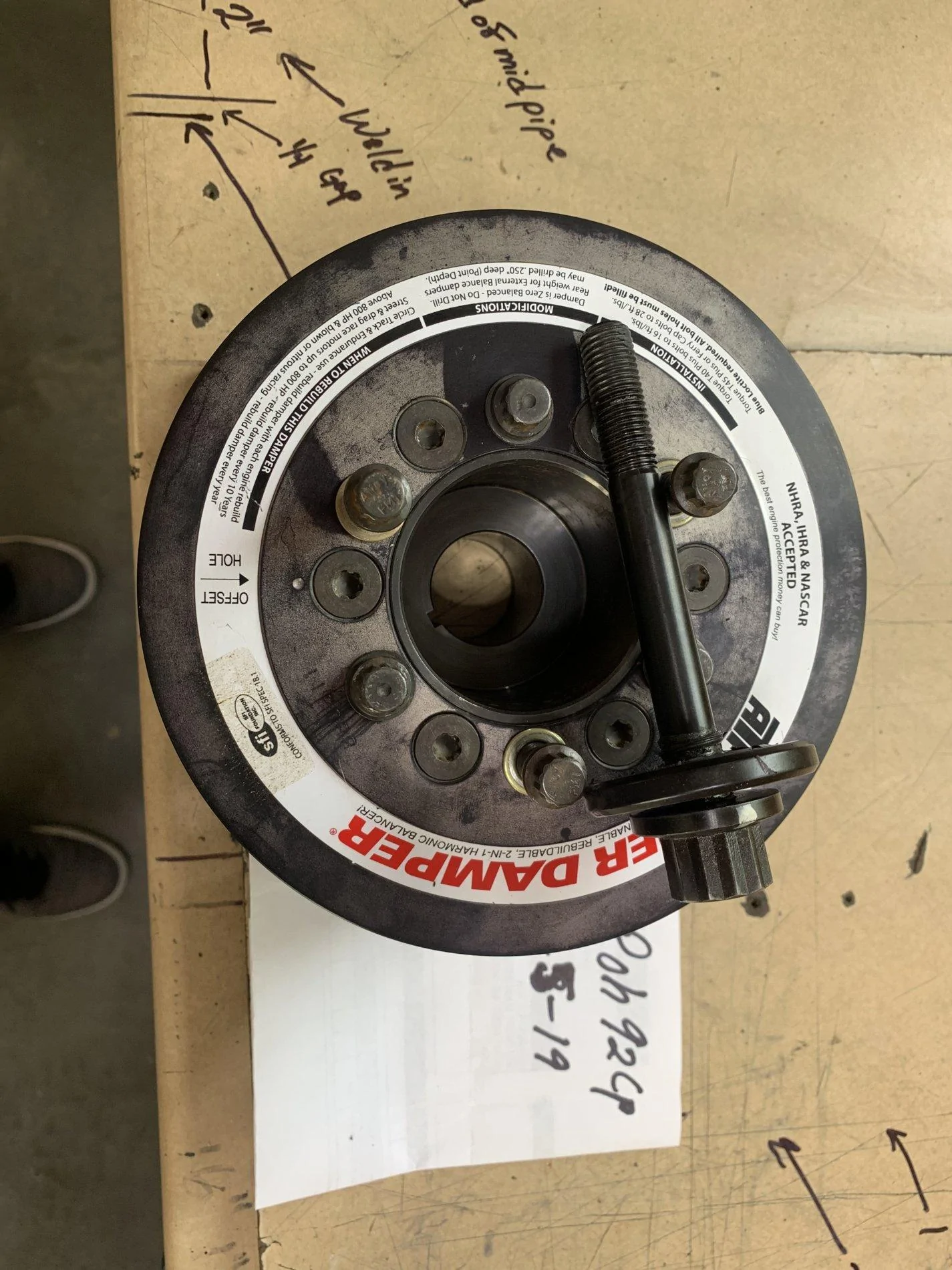 GT - ATI balancer and APR bolt and washer | 2015+ S550 Mustang Forum ...