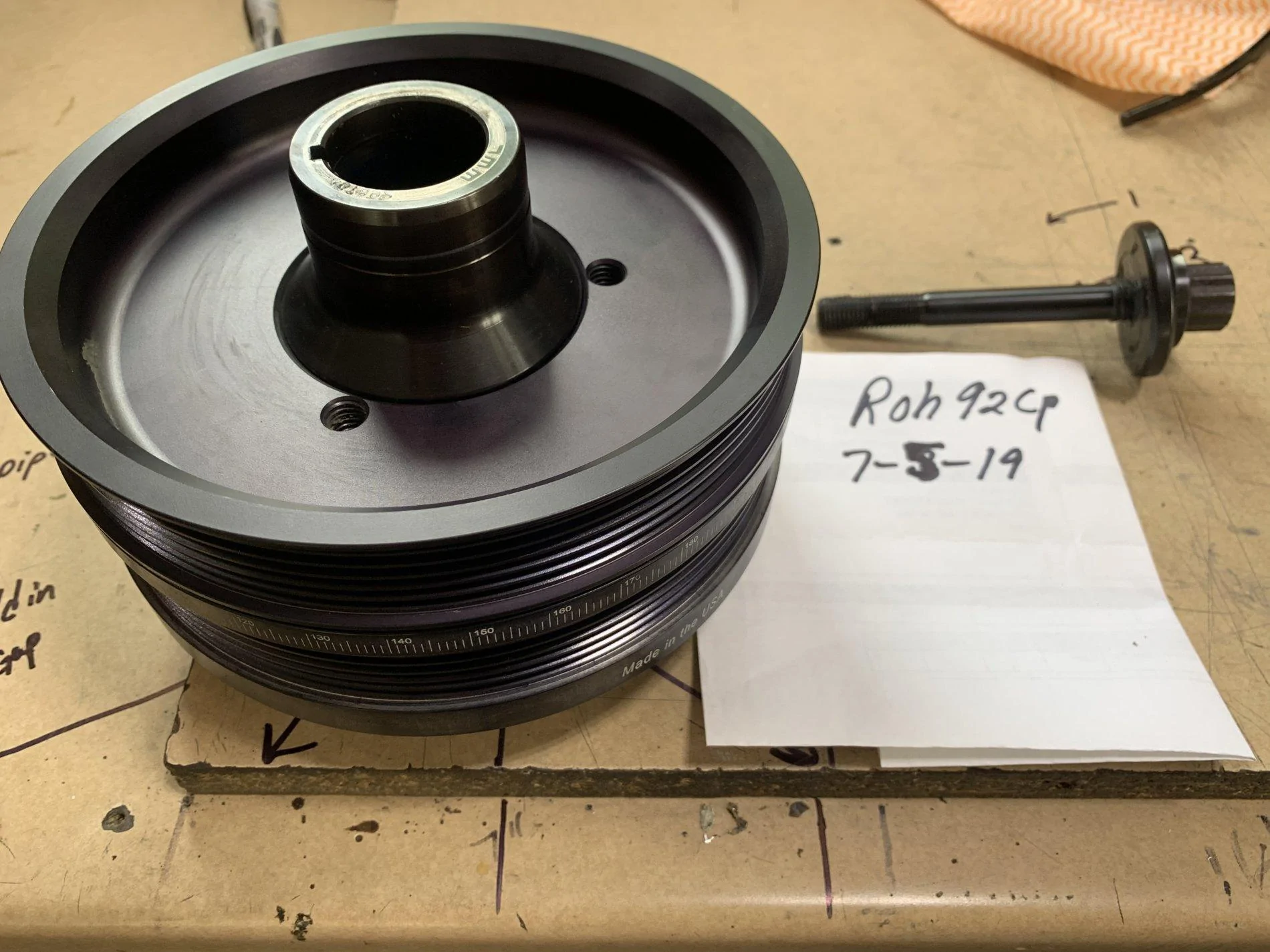 GT - ATI balancer and APR bolt and washer | 2015+ S550 Mustang Forum ...
