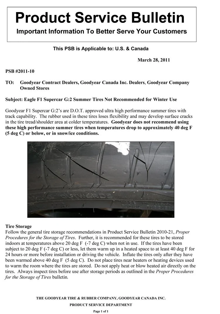 Goodyear ZL1 tire bulletin.webp