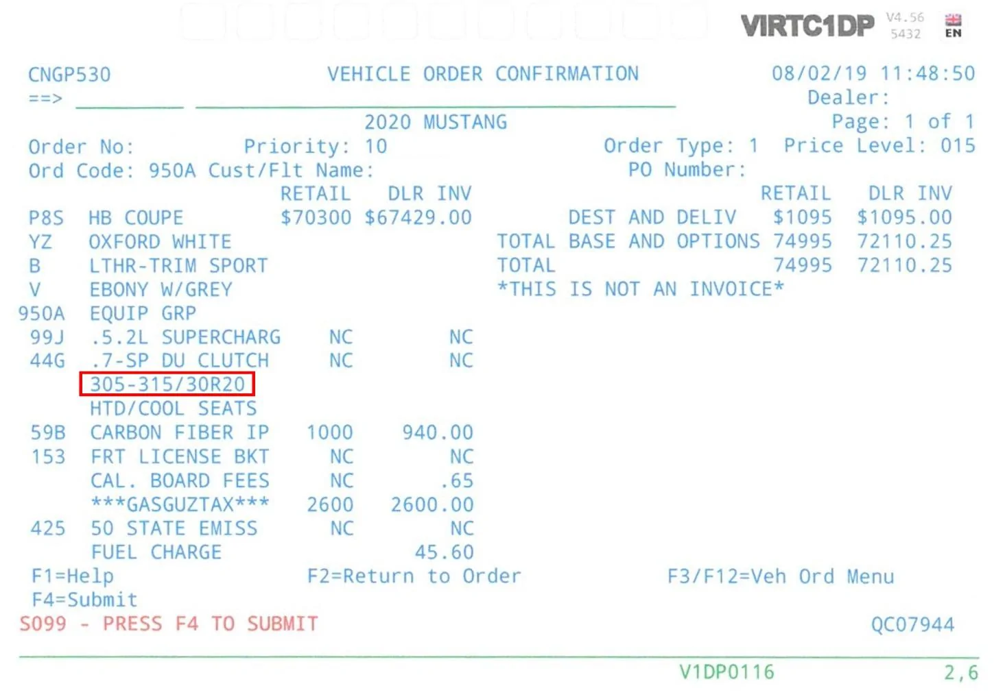 2020 GT500 Order Confirmation - Cln.webp