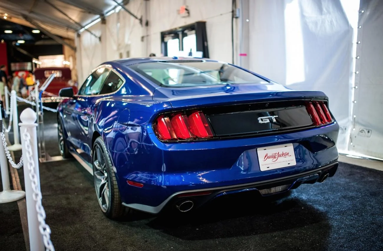 Barrett Jackson 2015 Mustang Deep Impact Blue .webp