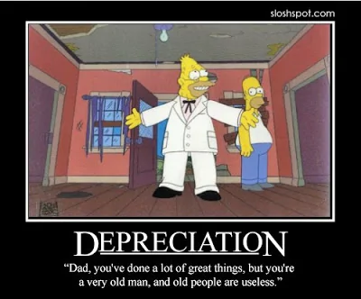 Homer Simpson on DEPRECIATION.webp