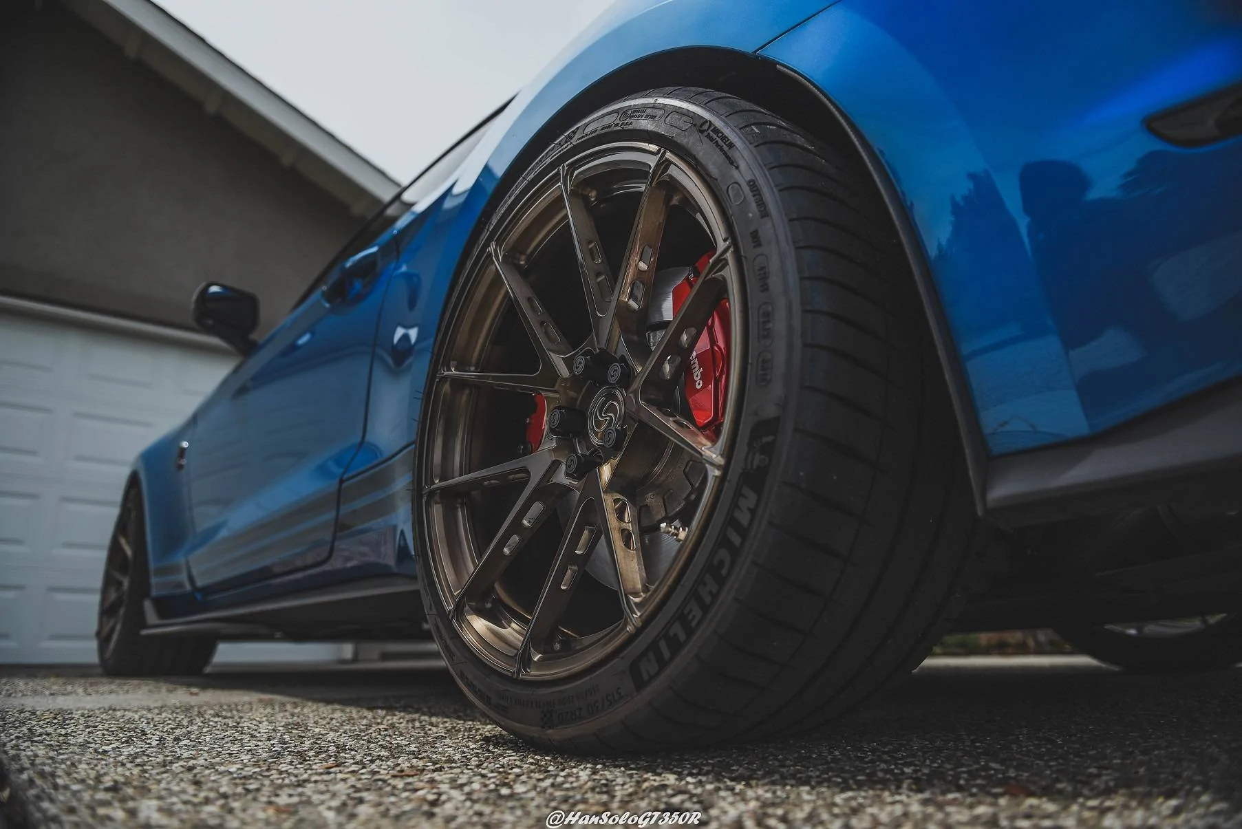 SV801 GT500 Brushed Bronze Tinted Caliper Wrap (4 of 8).webp