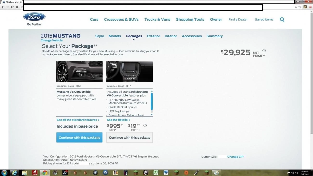 mustang V6 convertible build and price.webp