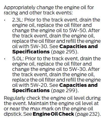 2018 Mustang Owners Manual - Track Use Oil.JPG