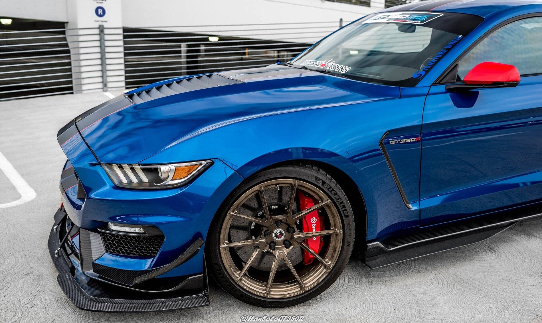 SV801 GT350R Brushed Bronze Tinted Archtype Side Extensions (2 of 19).JPG