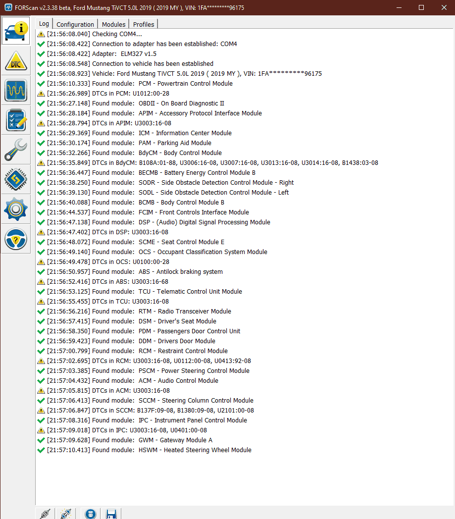 FORScan v2.3.38 beta, Ford Mustang TiVCT 5.0L 2019 ( 2019 MY ), VIN_ 1FA_________96175 3_27_20...png