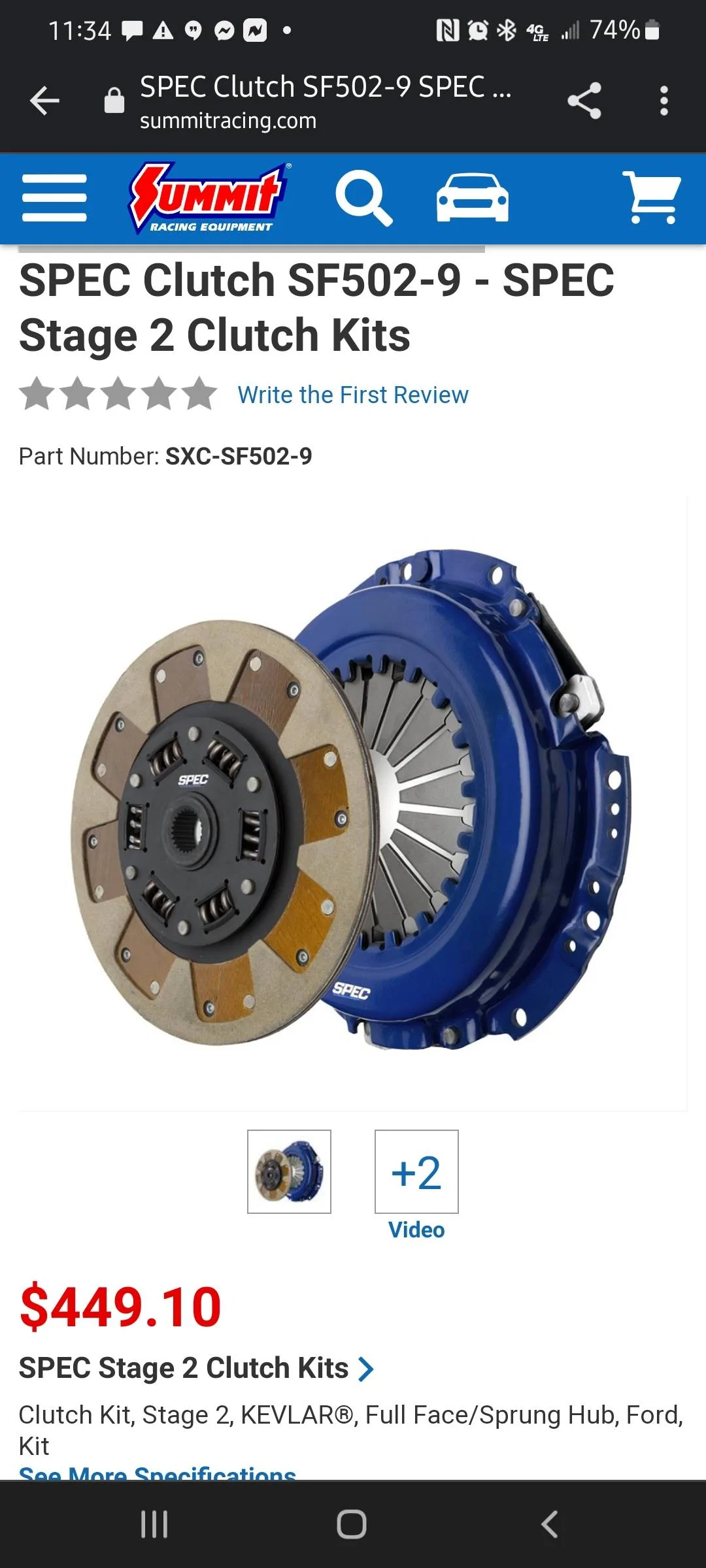 ClutchMax OEM Clutch Kit + Flywheel For Ford Mustang Boss 302 351M Mach 1 Shelby GT350
