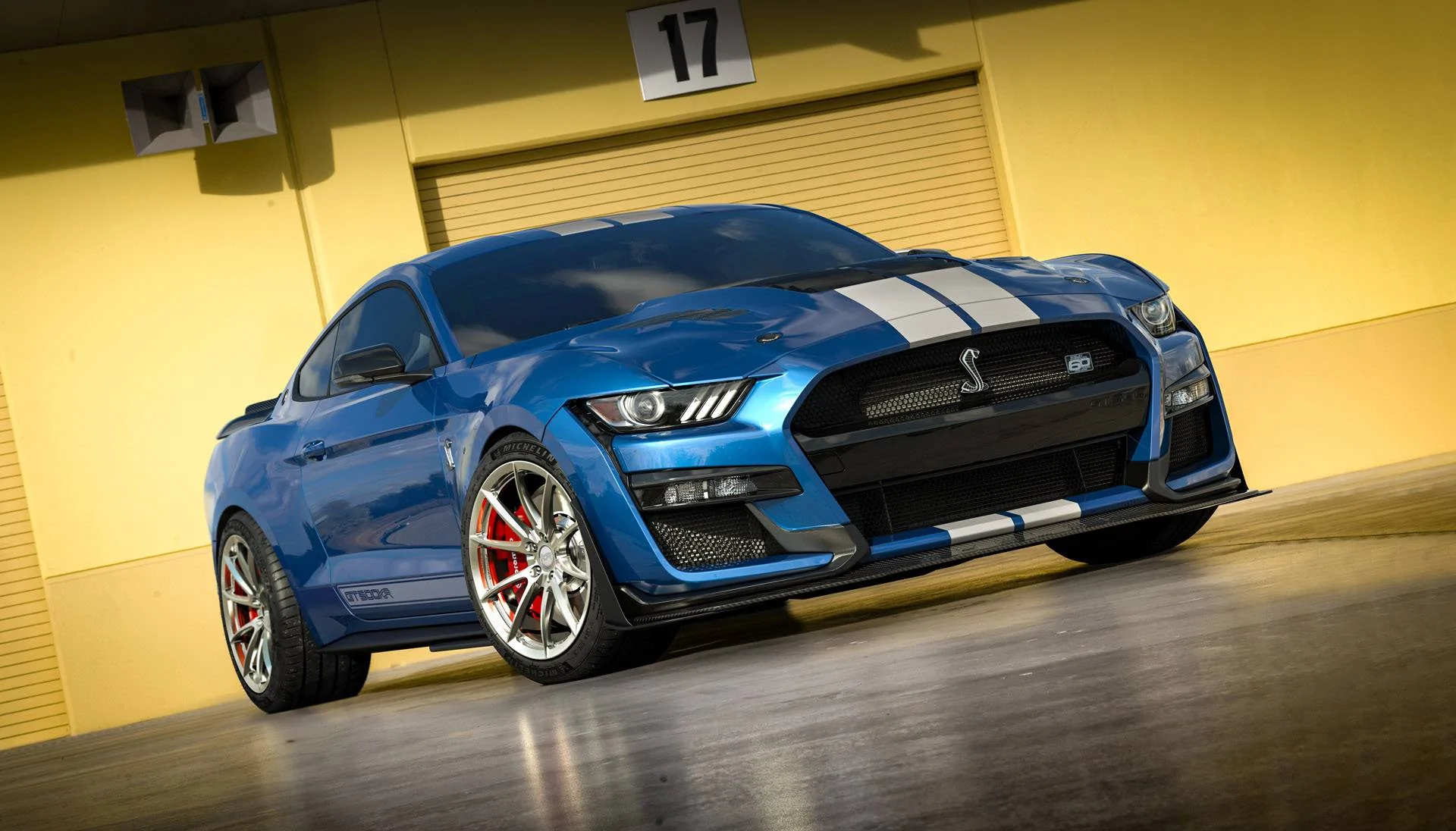 ShelbyGT500_YellowBuilding_Front.webp