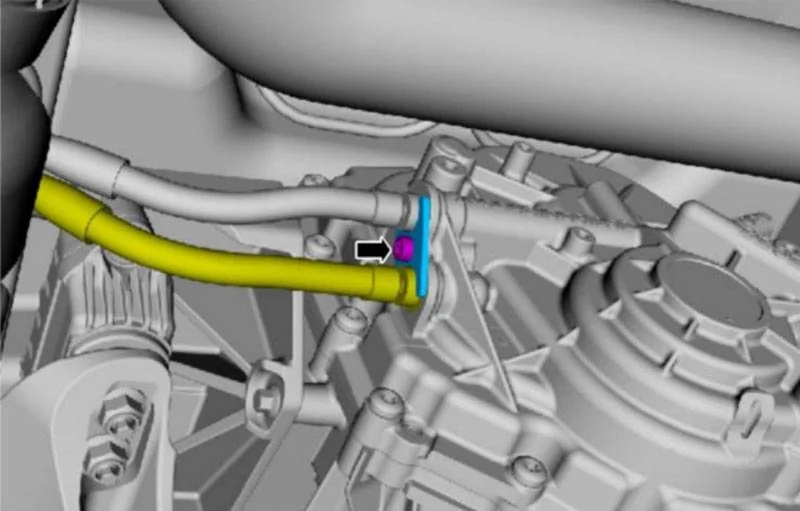 Ford GT trans cooler lines.webp