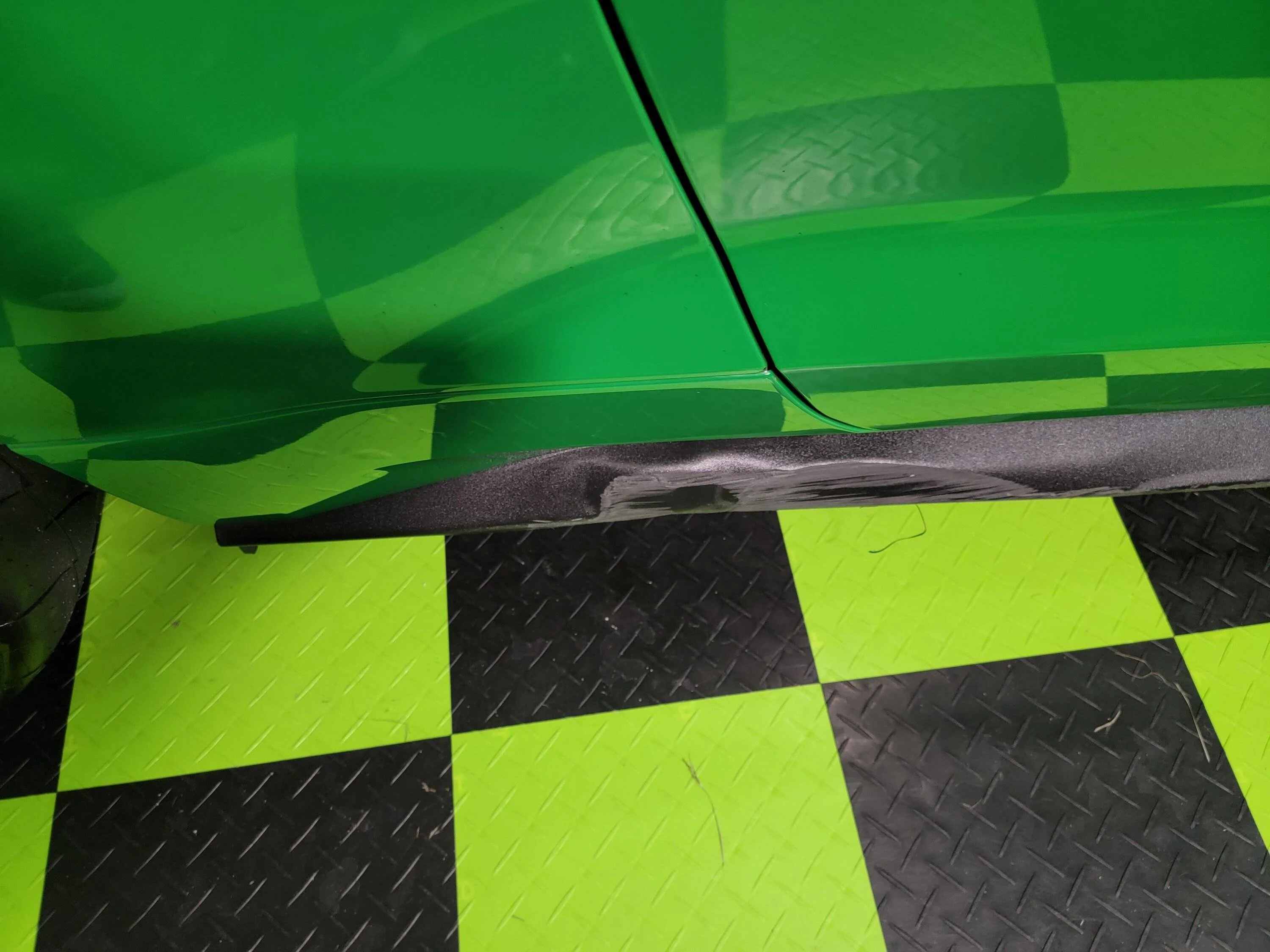 Damaged Side Skirt Passenger Side.webp