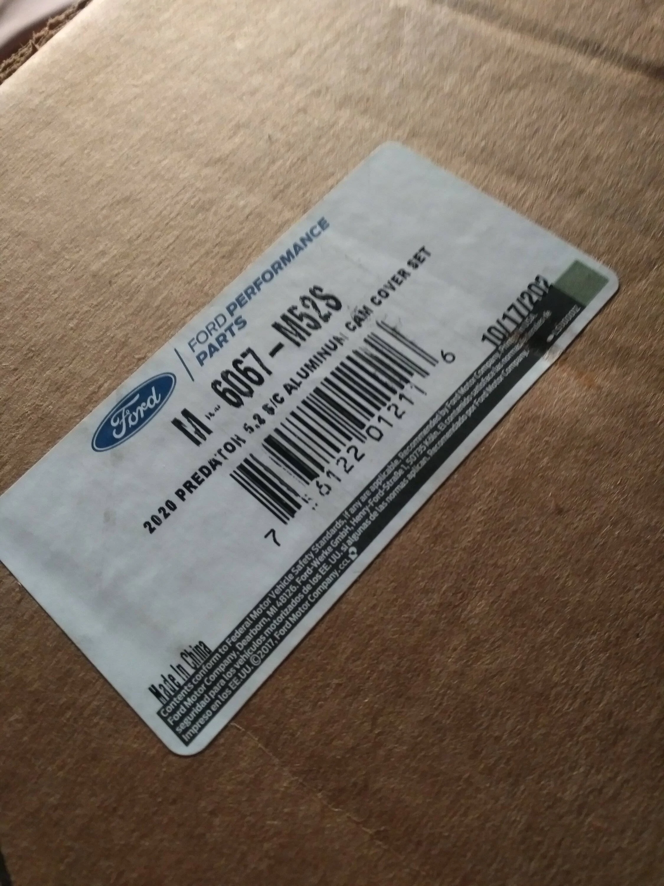 GT500 Aluminum Cam Cover Part.webp