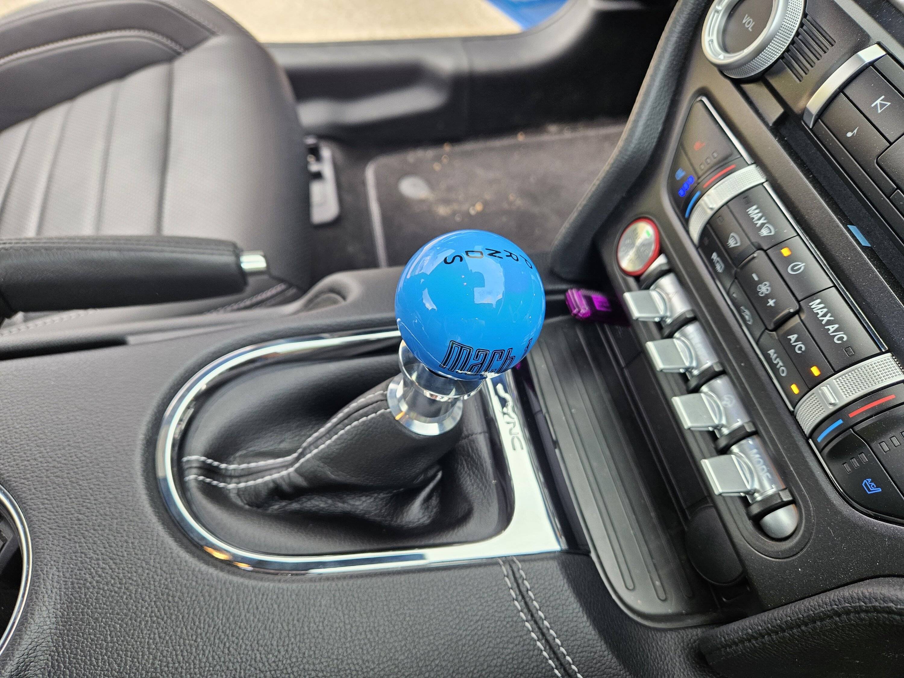 SSCO Candy Red Sphere Shift Knob – 510 Grams Weighted – 5/6 Speed – S550 RS ST