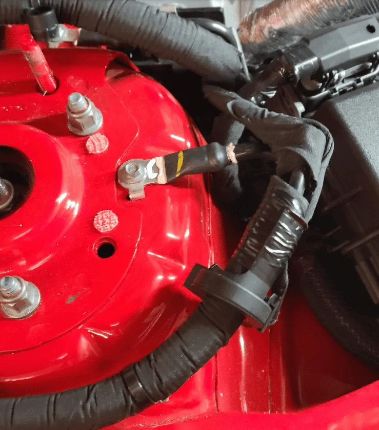 2018 Mustang, appears to be the ground wire.webp