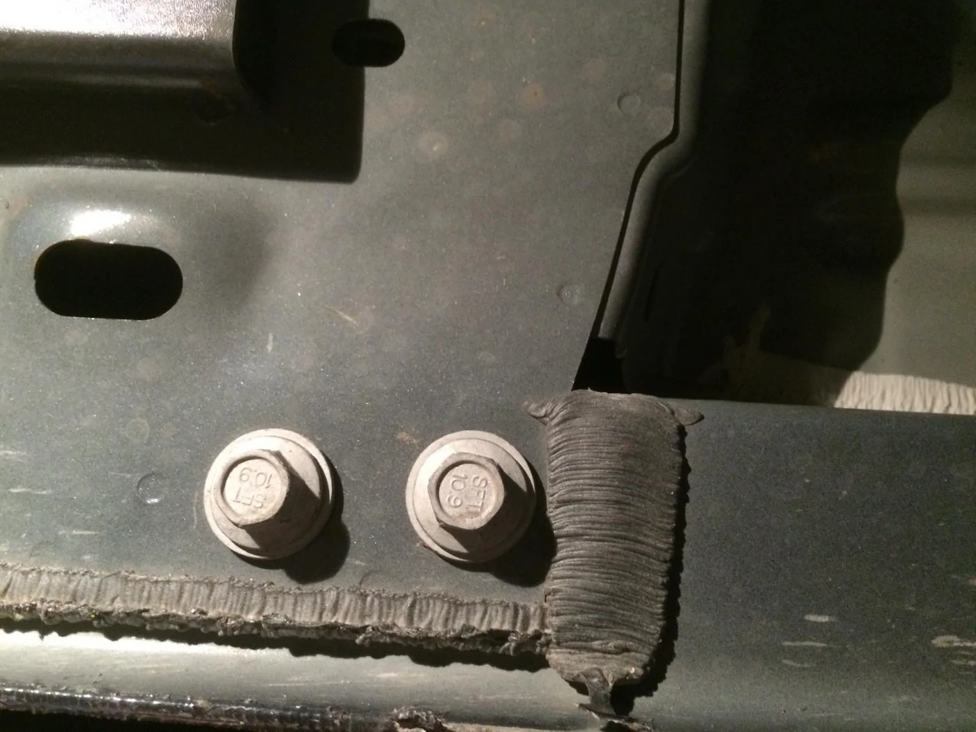 Seam Sealer in the way of Steeda JR.webp