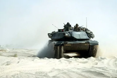 Desert Storm, maybe, M1 Abrams tank.jpg