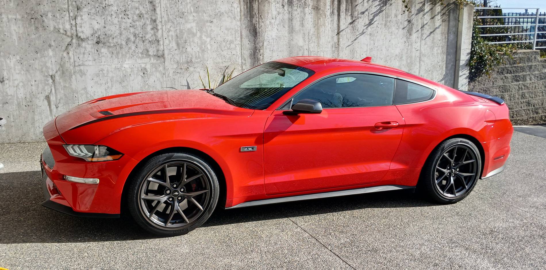 My 2023 Mustang 2.3 HP in my driveway.jpg