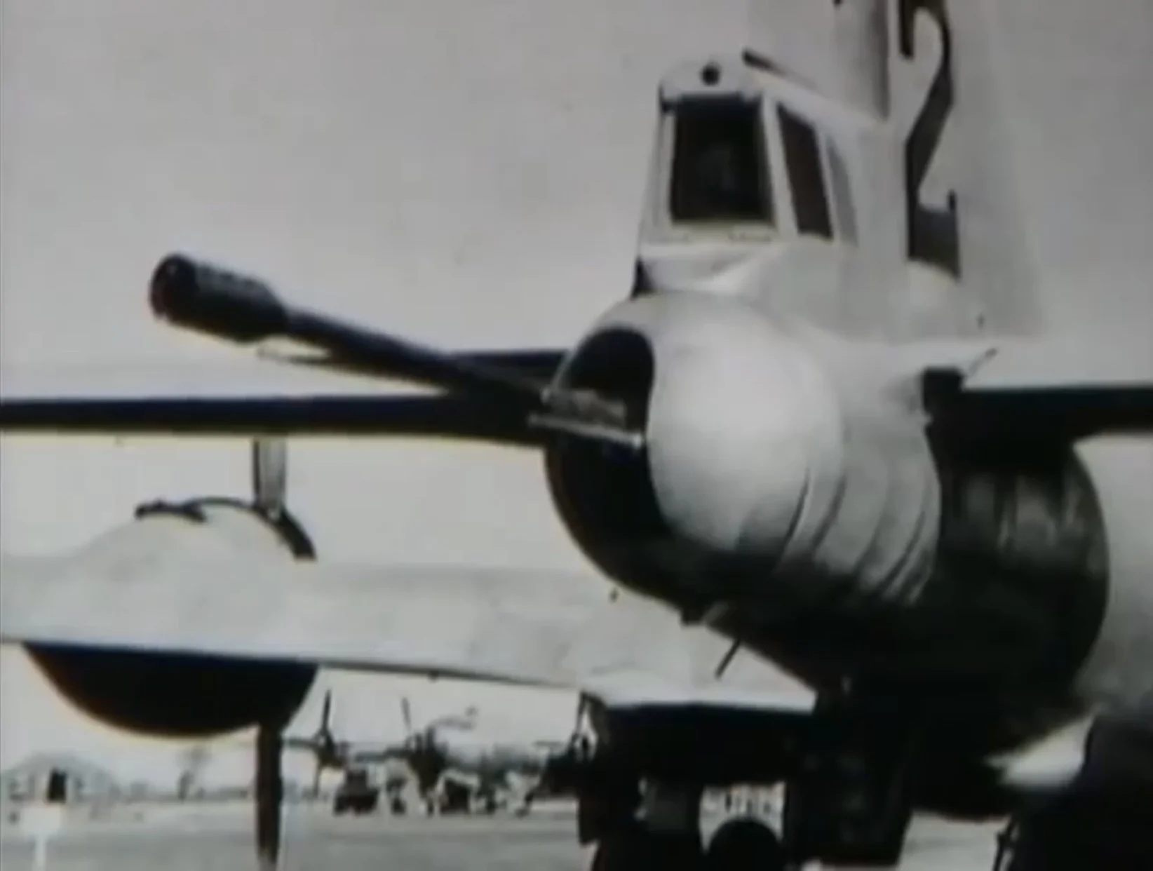 B-29 with tail guns and scrap pipe.webp
