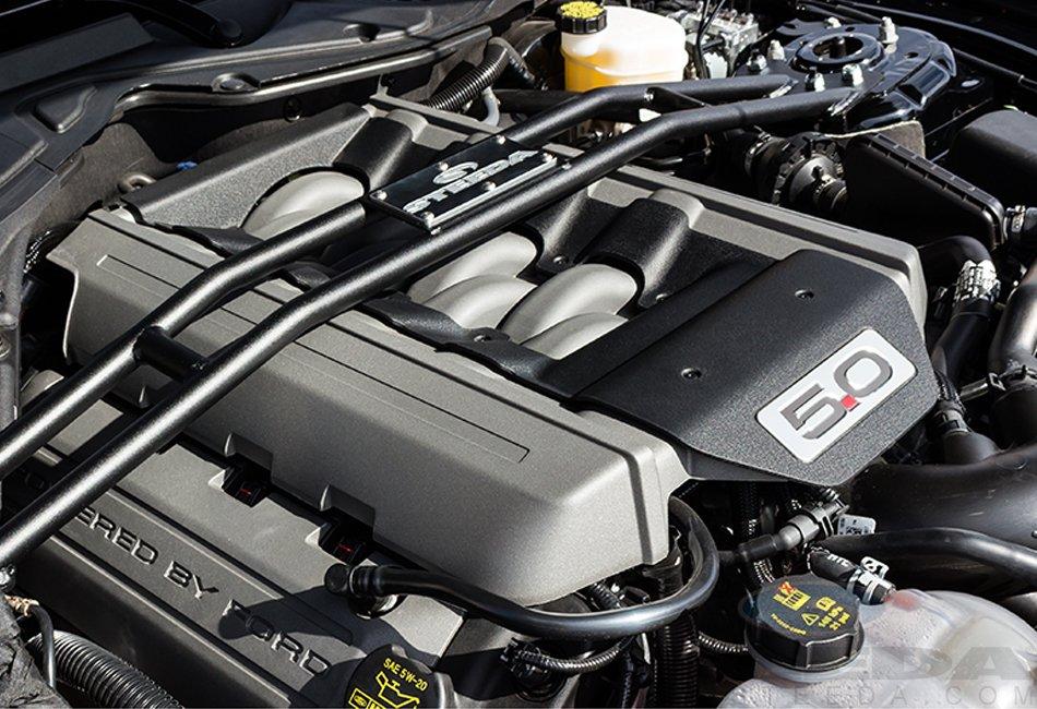 Steeda Strut Brace installed.jpg