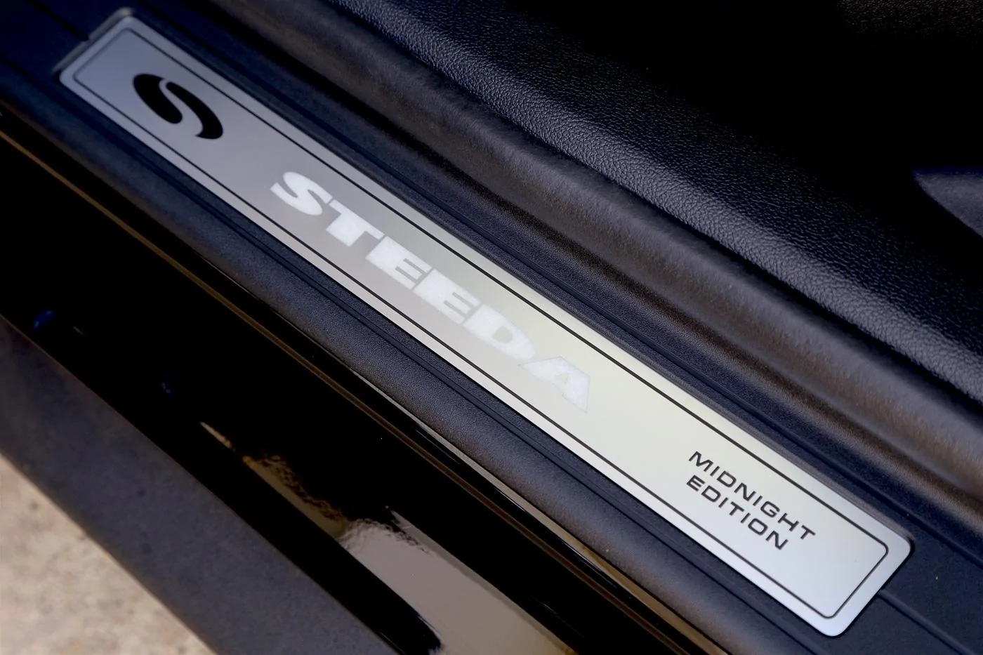 11-Steeda Midnight Edition door sill plate.webp