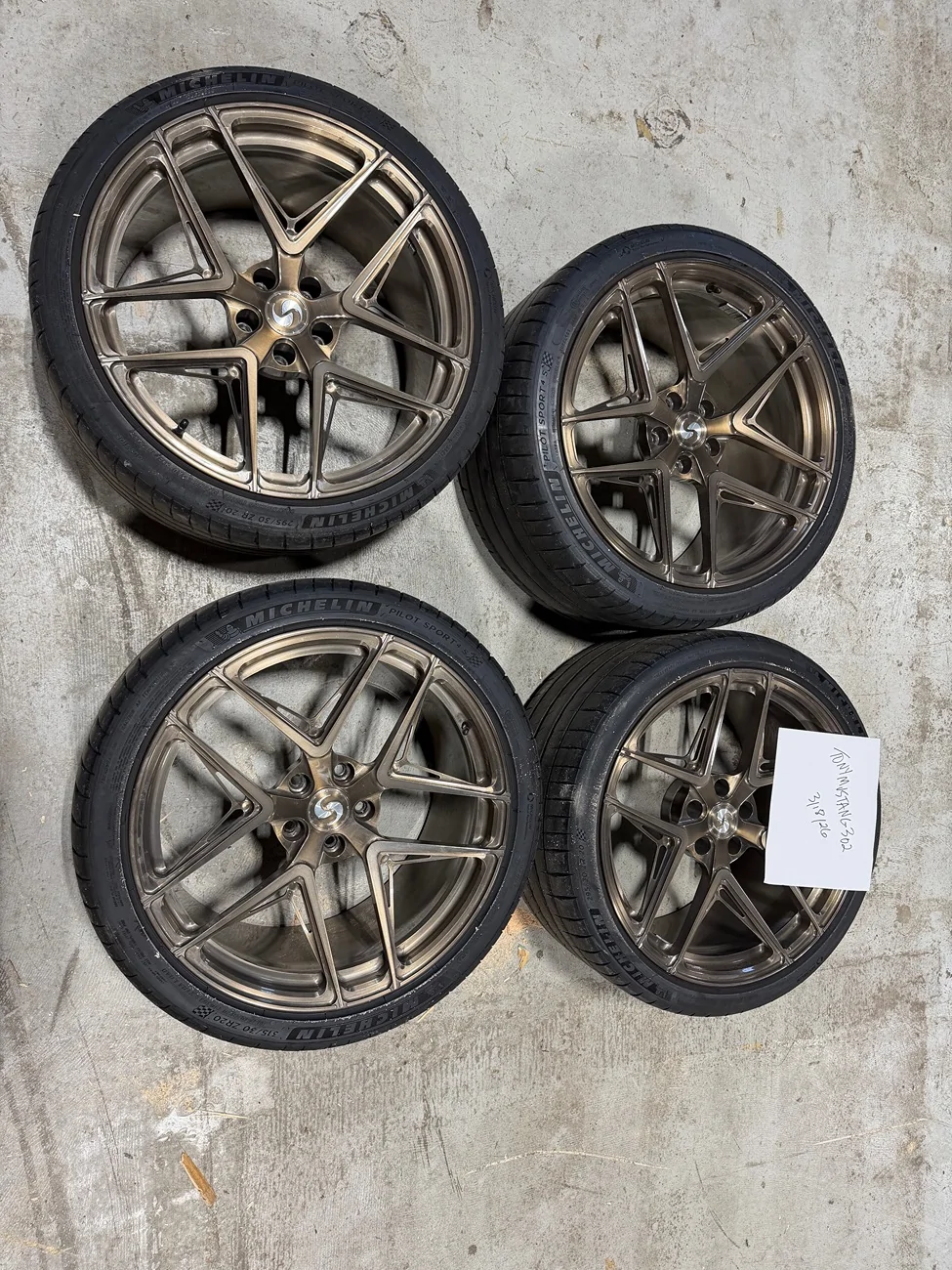 Illinois - FS: signature rims and ps4 tires 20x11/20x11.5 GT350/R ...