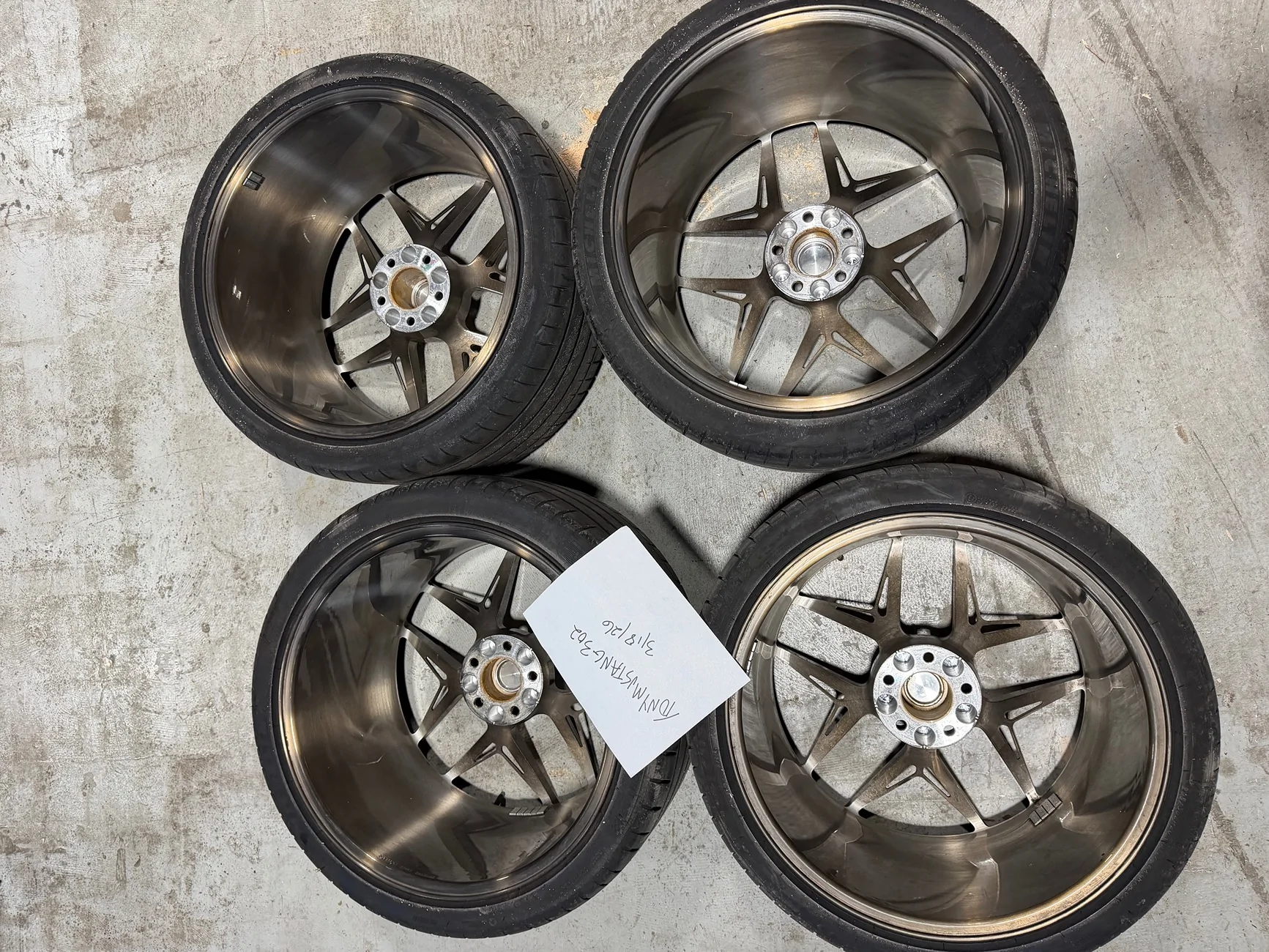 Illinois - FS: signature rims and ps4 tires 20x11/20x11.5 GT350/R ...