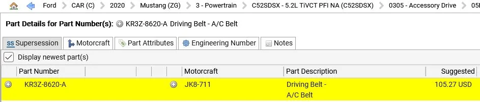 2020 GT500 Belt listing.webp
