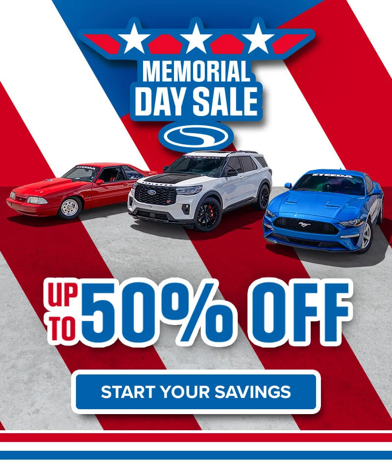 S650 Mustang Steeda's Memorial Day Sale - Save Up To 50%. {filename}