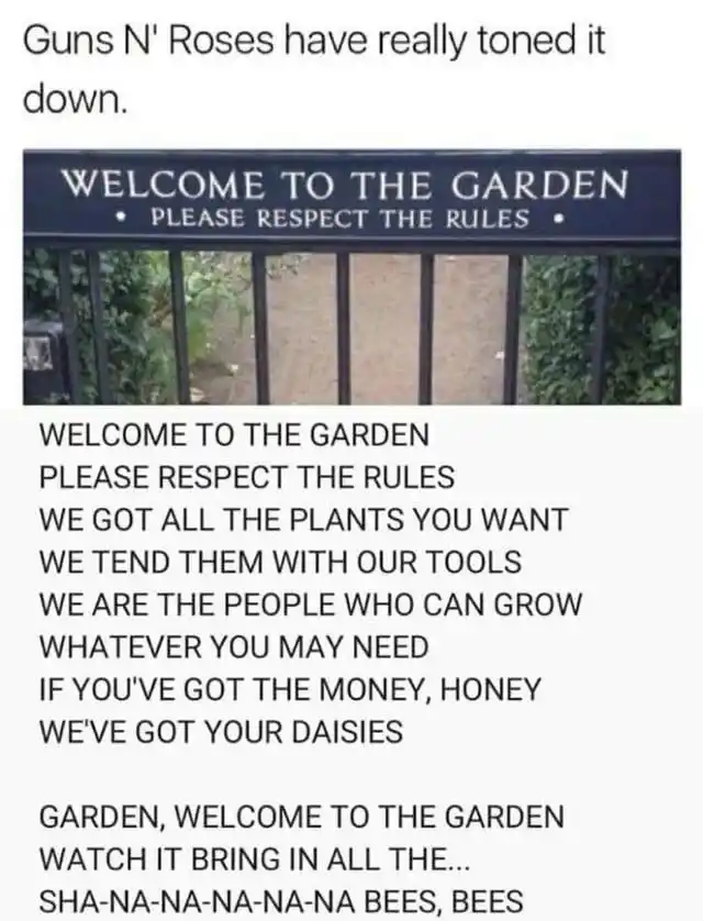 Guns 'n' Roses, Welcome to the Garden.webp