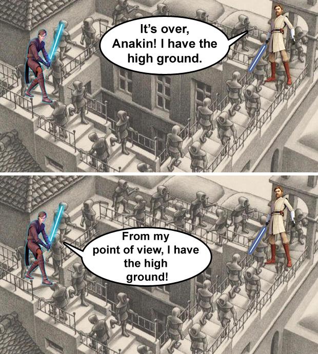 MC Escher has the high ground, Anakin.jpg