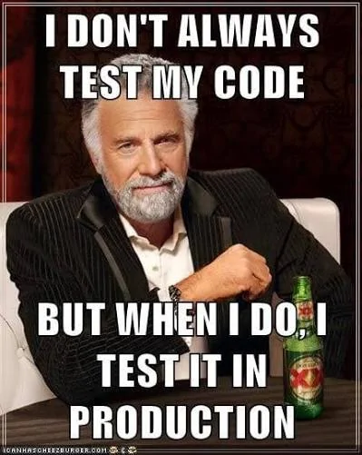 I don't always test my code.webp