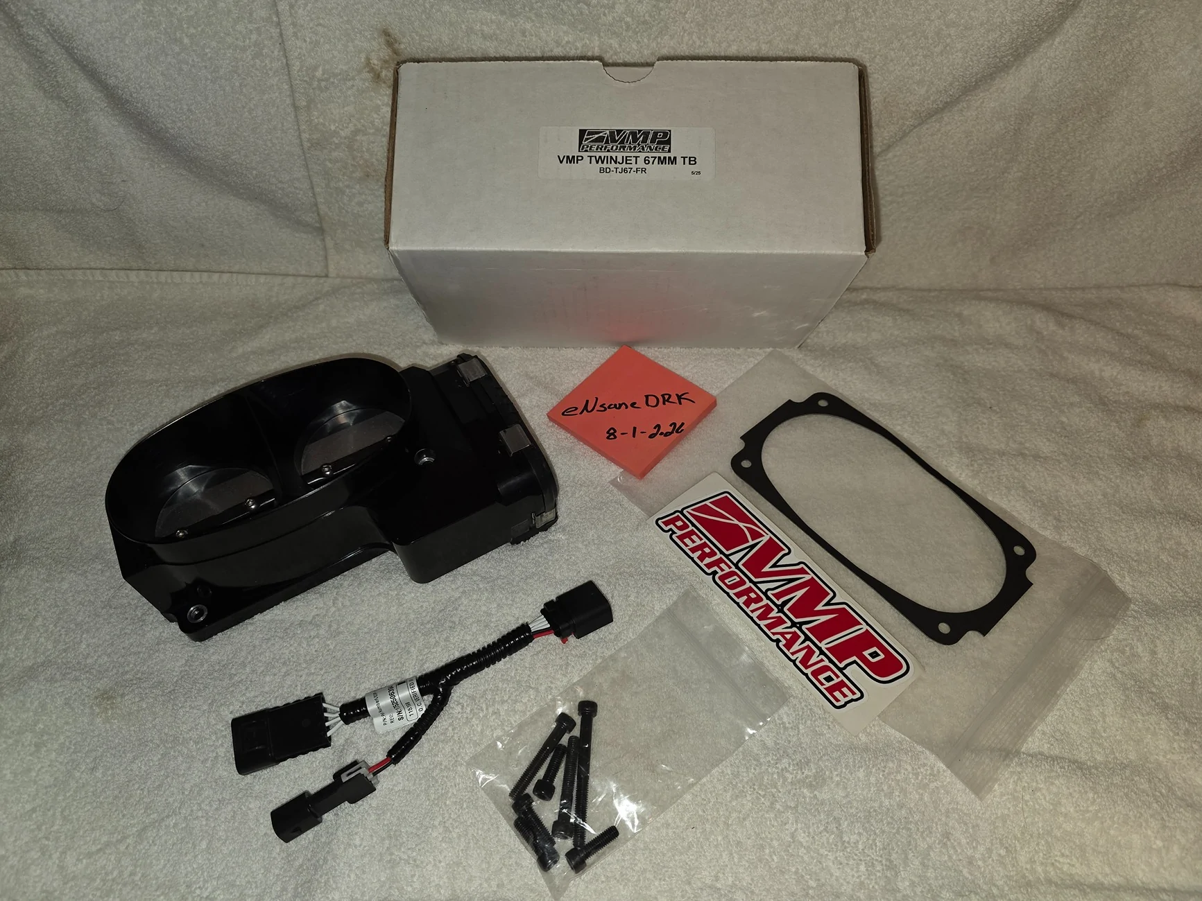 S650 Mustang New VMP Twinjet 67mm Throttle Body VMP-TJ67-FR-R. {filename}