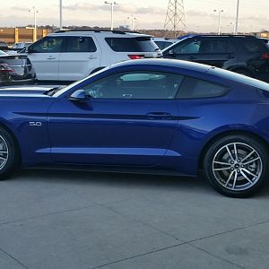 2015 Ford Mustang GT Deep Impact Blue