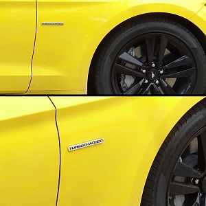 ECoboost Mustang Turbocharged emblem

These are the New Turbocharged emblems we offer for the Ecoboost Mustang to Proudly display this Mustang is TU